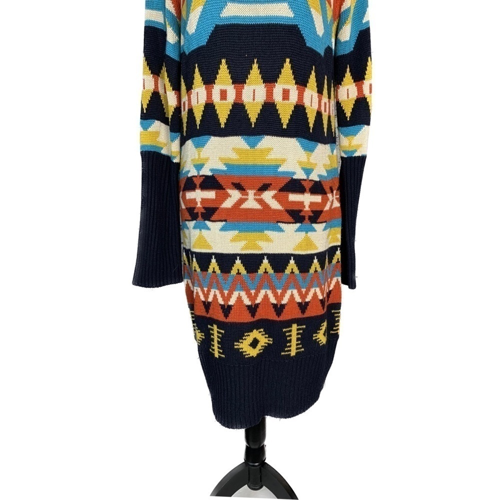 Jessica Simpson Sweater Dress Floklore Ethnic - Picture 9 of 14